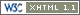 xhtml11 compliant